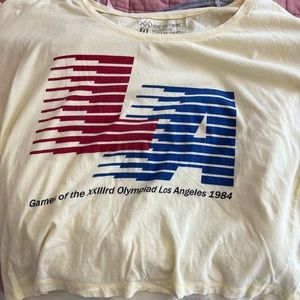Rare Vintage 1984 Olympics Los Angeles T Shirt sz XS